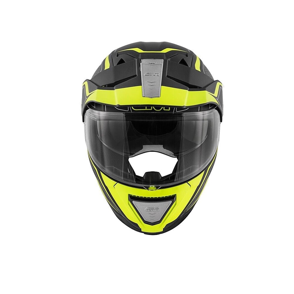 GIVI MOD X.33 CAÑÓN C PL.D CAPAS CASCO NEGRO MT AMARILLO