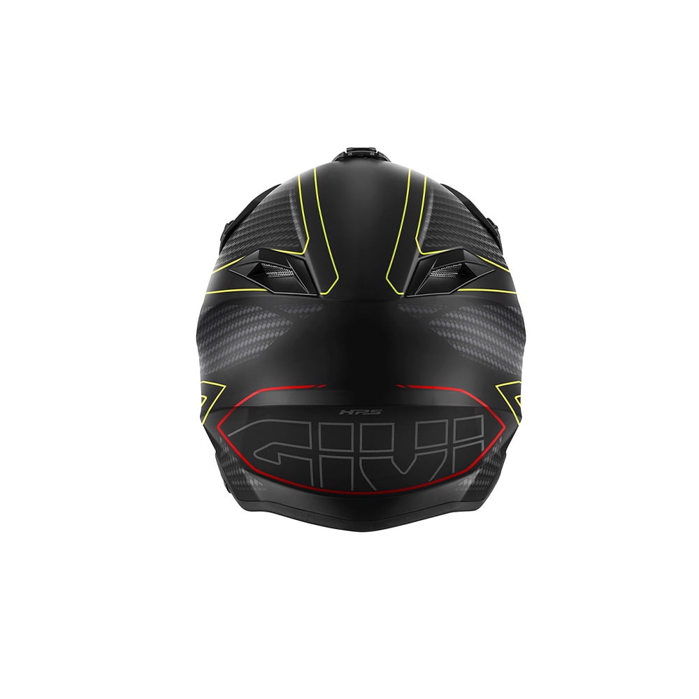 GIVI CASCO FULL 601/EFFECTNEGRO-MT/YELLOW/ROJO
