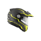 GIVI MOD X.33 CAÑÓN C PL.D CAPAS CASCO NEGRO MT AMARILLO