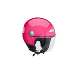 CASCO GIVI JET 10.7 MINI JD ARTE CORRECTO NUEVO ROSA
