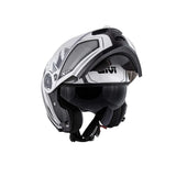 GIVI - CASCO X21 DEAFIADORA TEMBLAR BLANCO TITANIO NEGRO