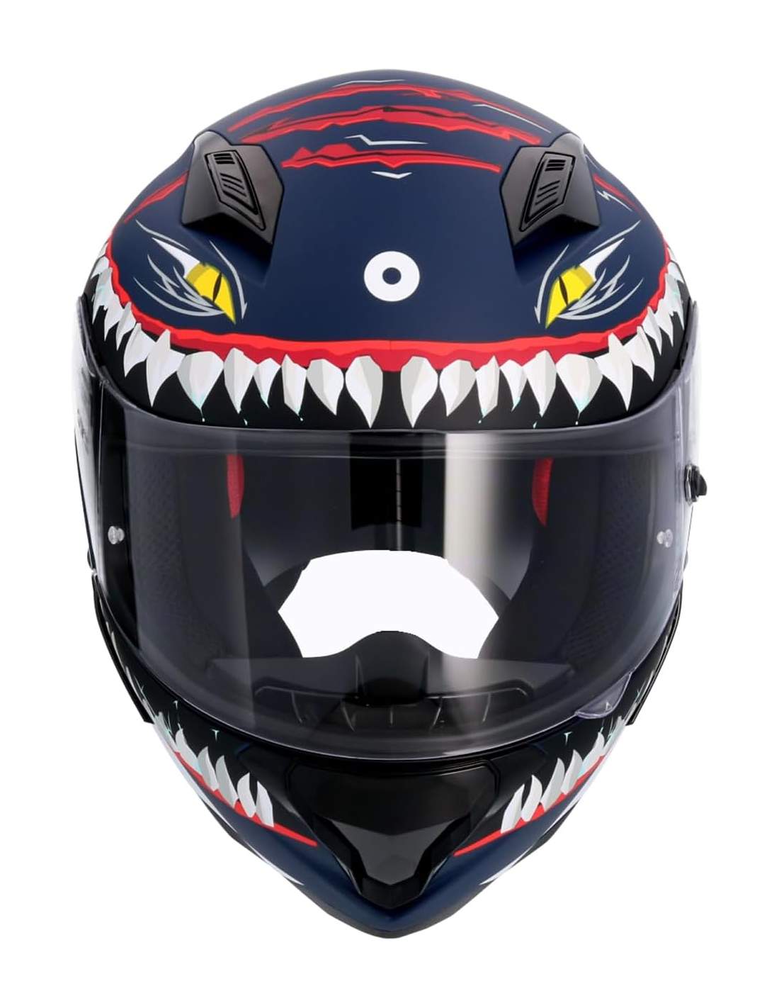 SHIRO CASCO HUNTER SHARK DARK BLUE MATE