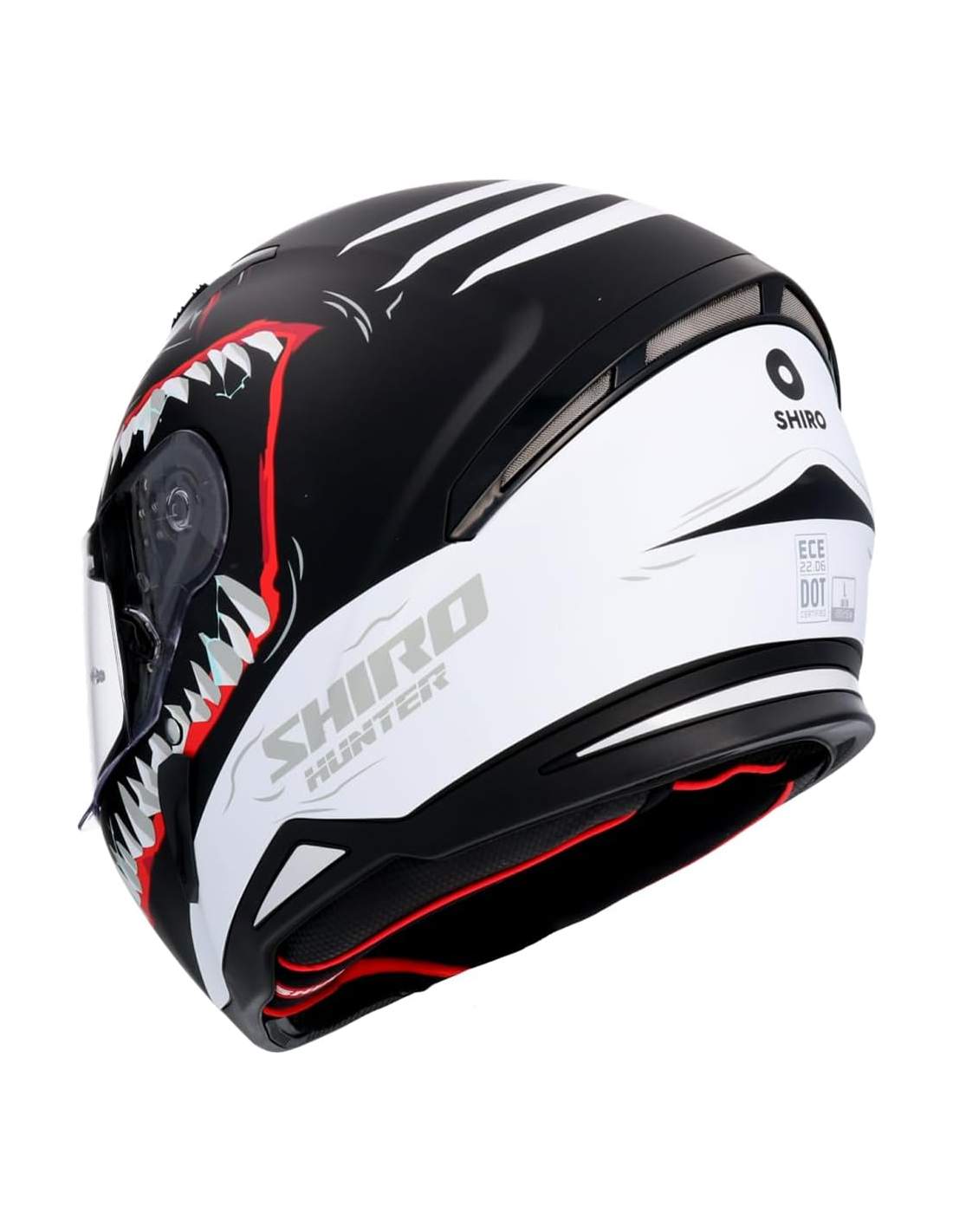 SHIRO CASCO HUNTER SHARK NEGRO/MATE