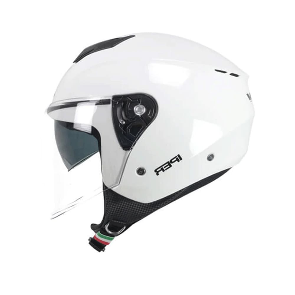 CGM 126A IPER MONO Moto Jet Cara abierta Casco Blanco