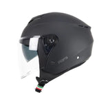 Casco jet CGM 126A IPER MONO Moto Casco Abierto Negro