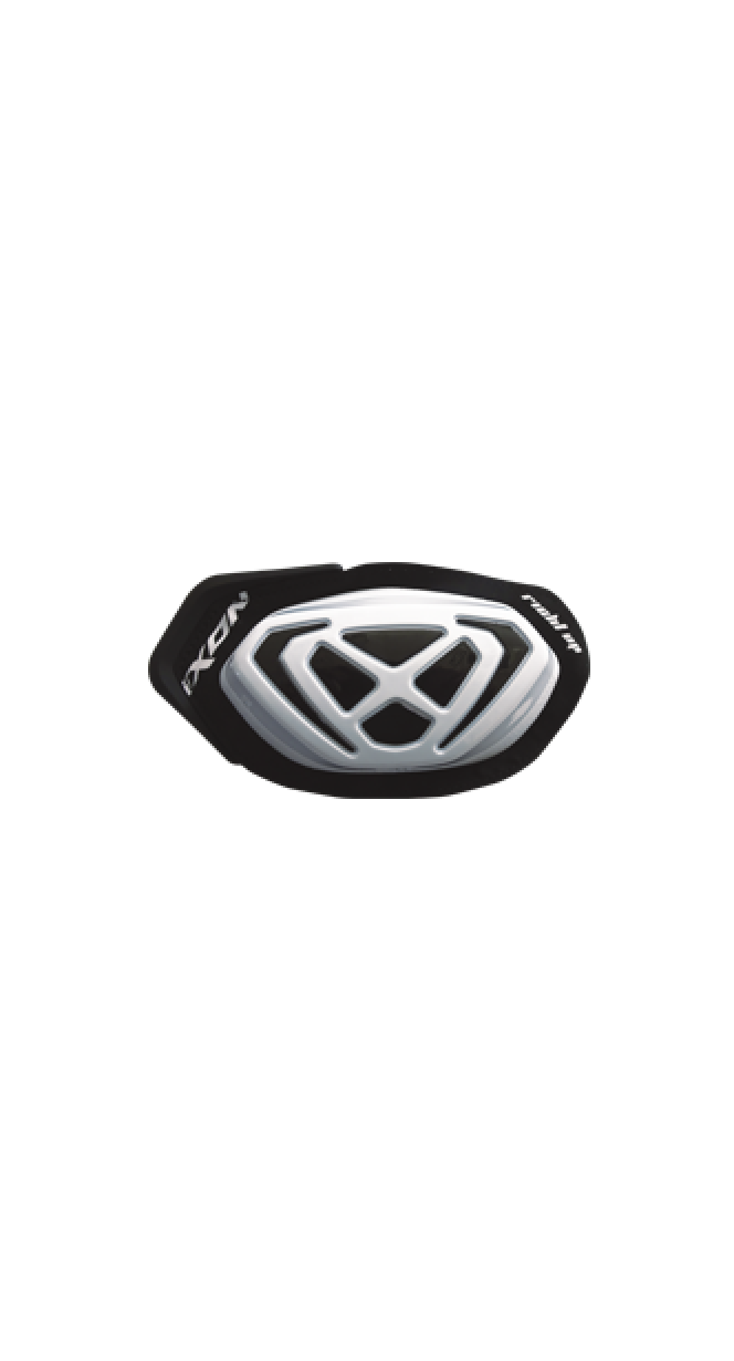 IXON SLIDER RACE 2.0 PROTECTOR EXTRAÍBLE MOTO CARRERAS BLANCO NEGRO