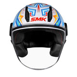 SMK CASCO JET LAMINAR STARZ DECORADO BRILLO (GL654)