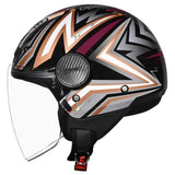 SMK CASCO JET LAMINAR STARZ DECORADO BRILLO (GL276)