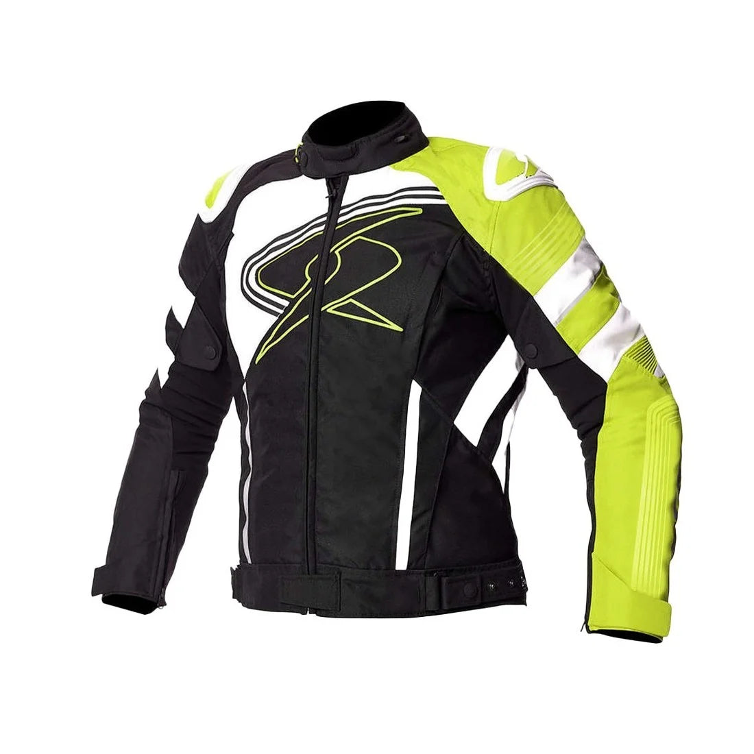 SPYKE - ESTORIL GT JACKET BLACK/FLUOYELLOW