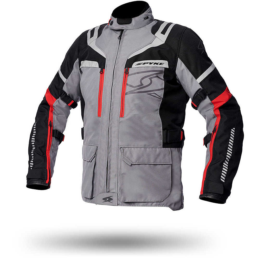 SPYKE Meridian Dry Techno Man Jacket Ice/Negro/Rojo