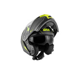 CASCO GIVI MOD X.21 DESAFIANTE C PLD GLOBO NEGRO-MT AMARILLO