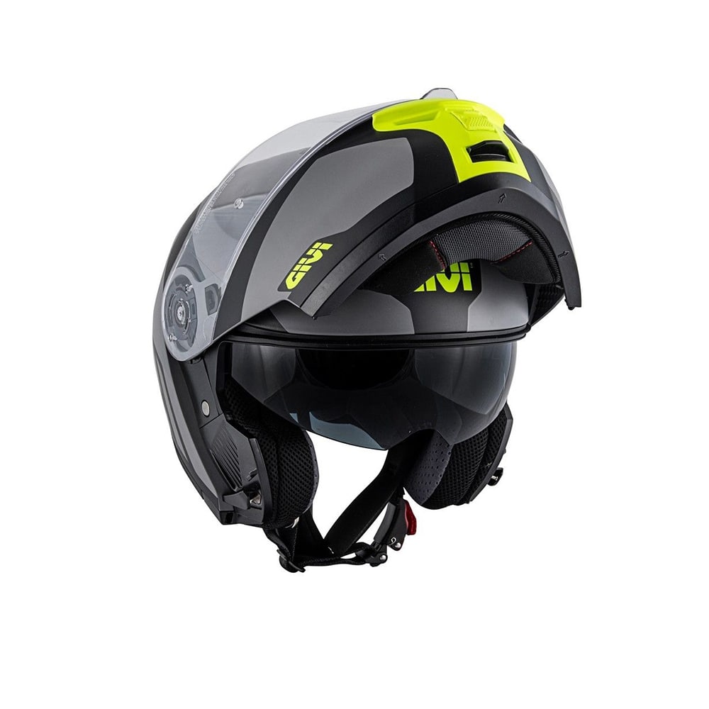 GIVI - CASCO X21 CHALLENGER SPIRIT GRIS NEGRO AMARILLO
