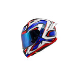 GIVI 50.9 ATOMIC MOTO INTEGRAL TURISMO CASCO BLANCO AZUL ROJO