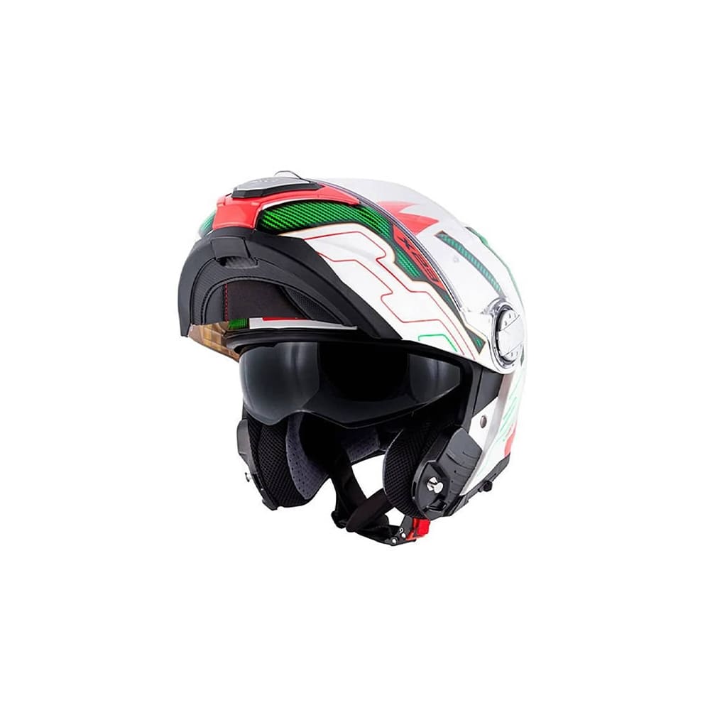 GIVI X.23 SYDNEY CON CASCO MODULAR DE MOTO BANDERA DE ITALIA