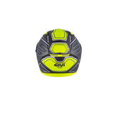 CASCO DEPORTIVO GIVI FULL 50.6 LED DEEP TITANIO-MT AMARILLO