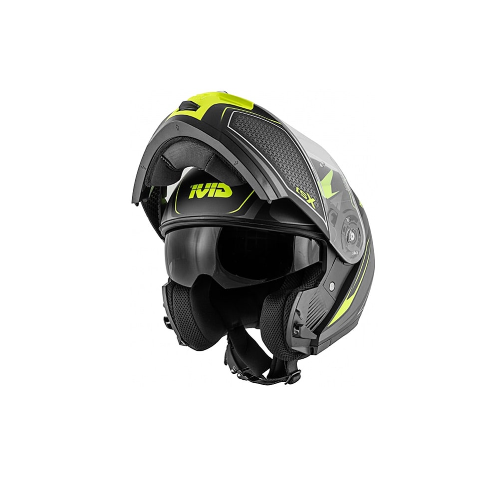 CASCO GIVI MOD X.21 DESAFIANTE C PLD GLOBO NEGRO-MT AMARILLO