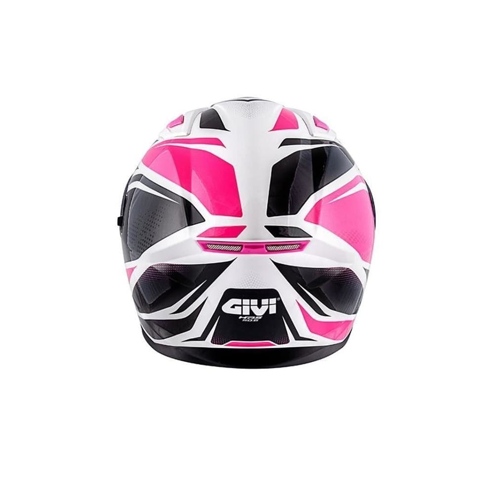 GIVI 50.6 Stuttgart D CASCO INTEGRAL BLANCA FUCSIA