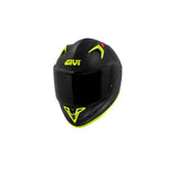 GIVI 50.9 Atomic Moto Deportivo Integral Casco Negro Plata Amarillo