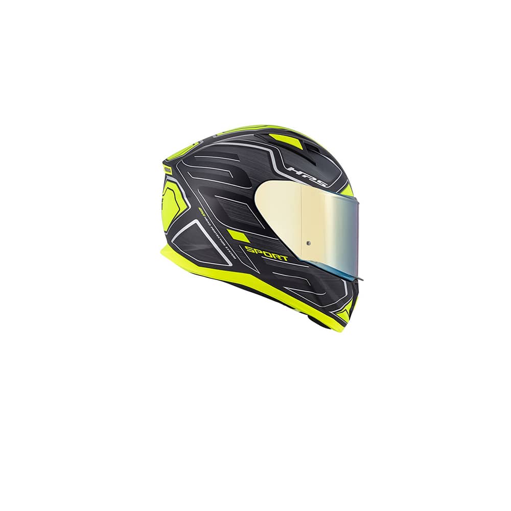 CASCO DEPORTIVO GIVI FULL 50.6 LED DEEP TITANIO-MT AMARILLO