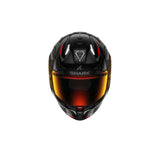 SHARK i3 LINIK Integral Casco Negro Antracita Rojo