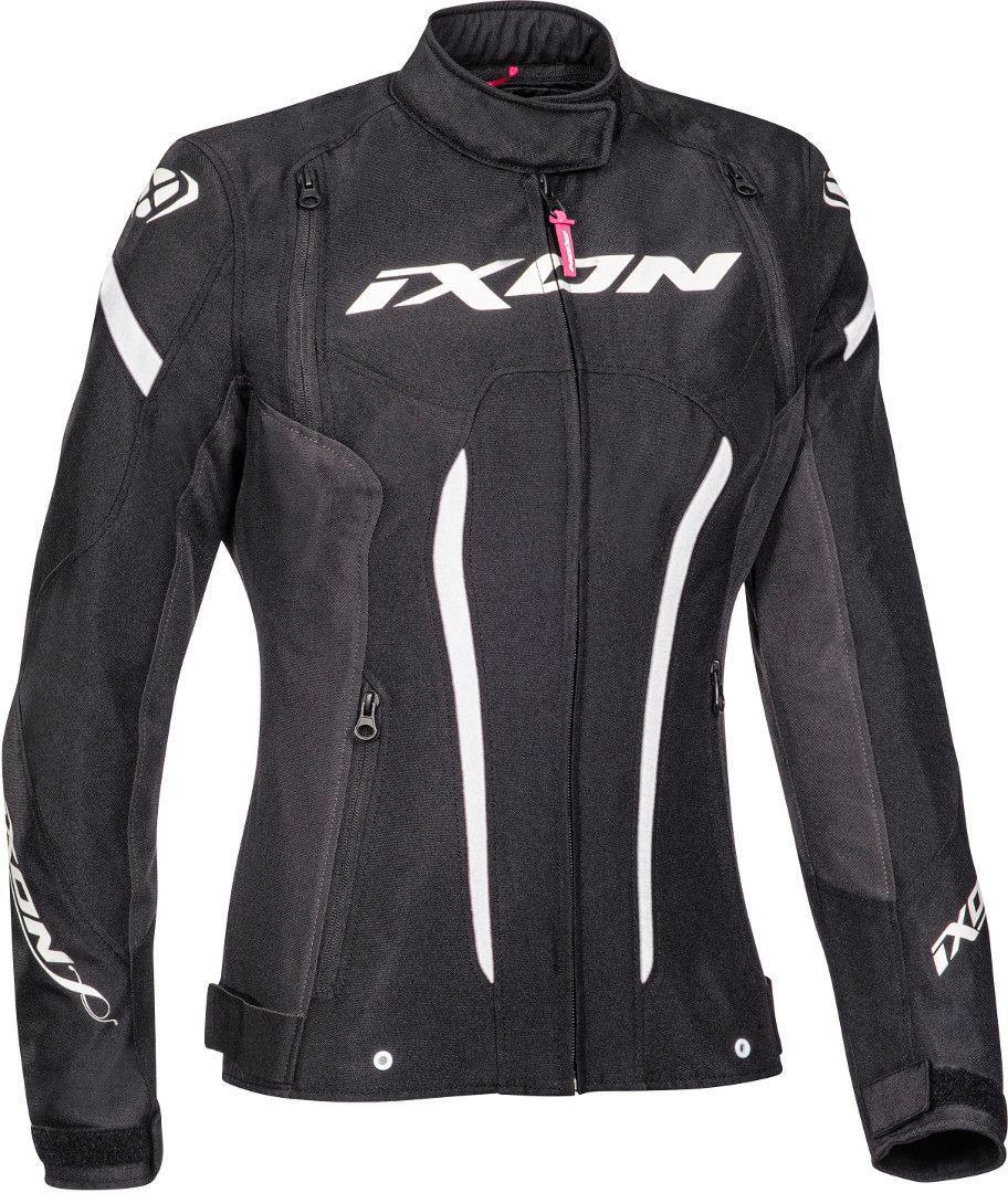IXON STRIKER ROADSTER Textil Mujer Moto Chaqueta Blanco Negro