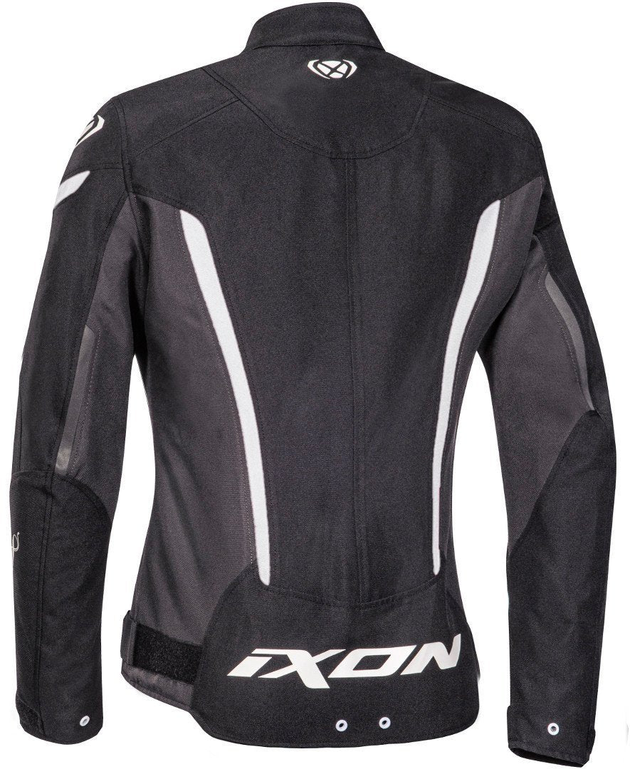 IXON STRIKER ROADSTER Textil Mujer Moto Chaqueta Blanco Negro
