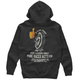 SUDADERA CAPUCHA PURERACER ITS ALL RIGHT BLACK
