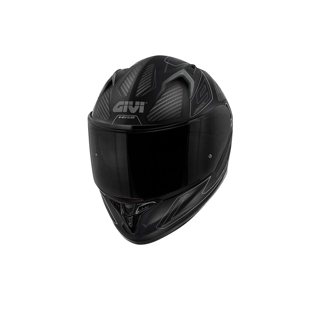 GIVI 50.9 Enigma Moto Carreras Deportivas Integral Casco Titanio Negro Mate
