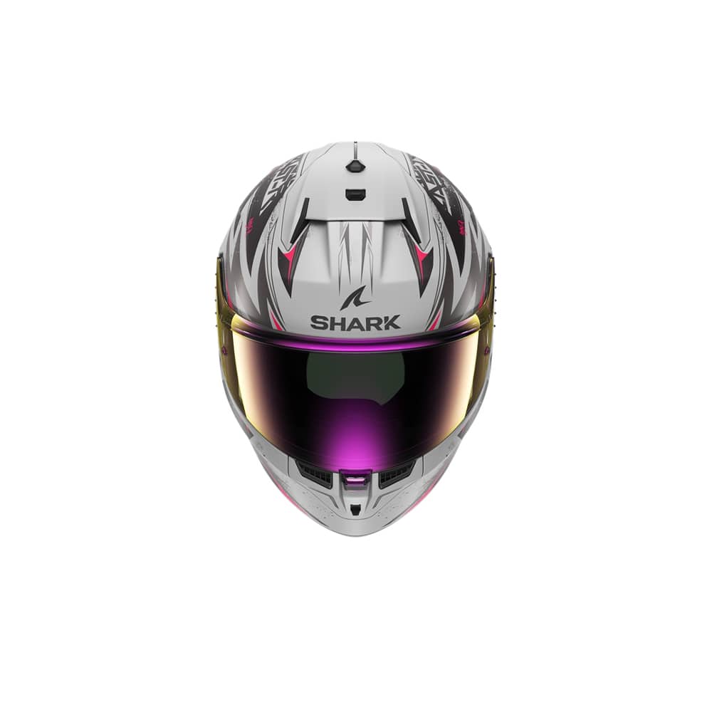 SHARK D SKWAL 3 Blast plata violeta negro Casco integral