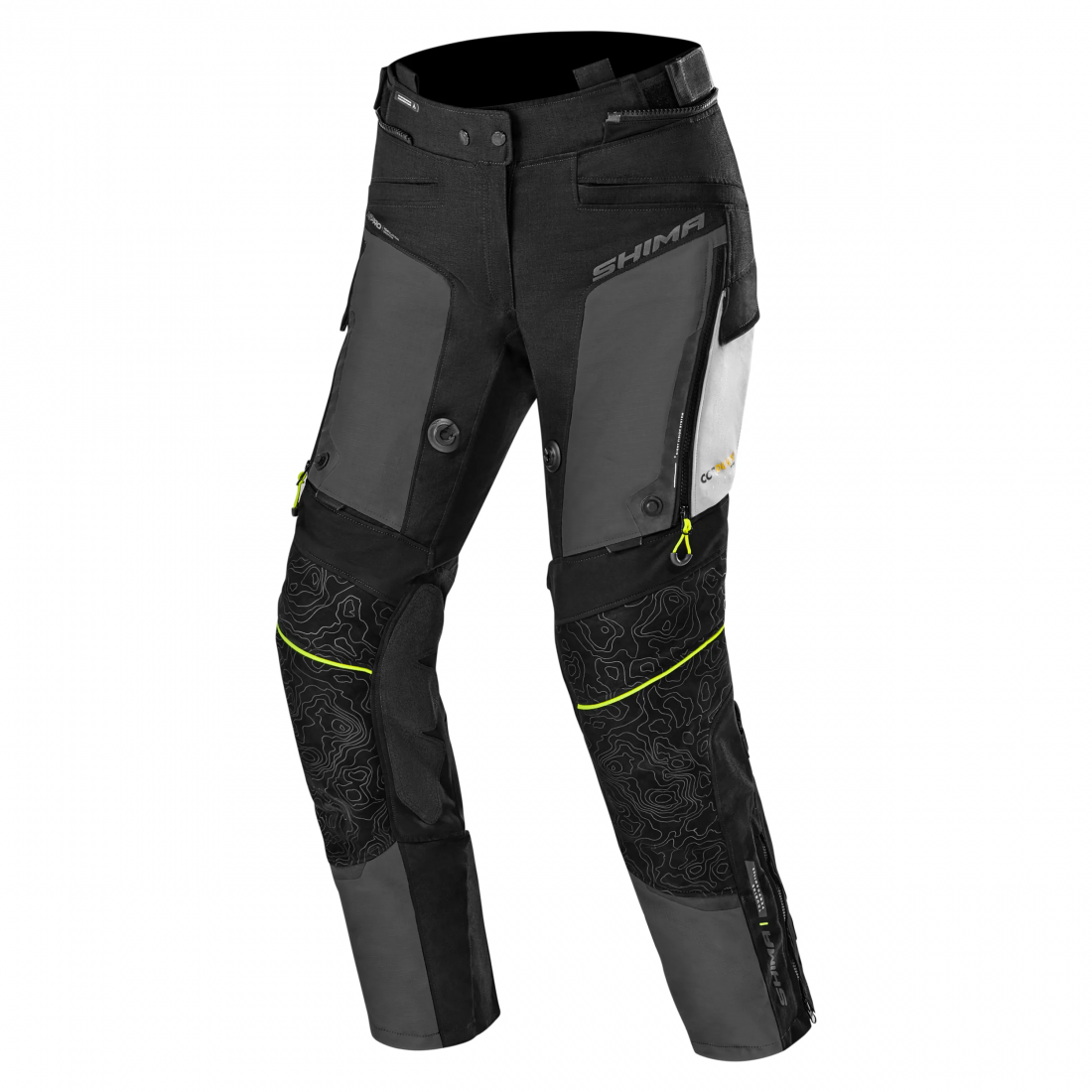 Pantalon de moto de tourisme pour femme SHIMA TRACKER gris