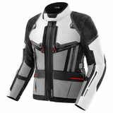 SHIMA TRACKER ADVENTURE MOTORCYCLE JACKET MEN LIGHT GREY