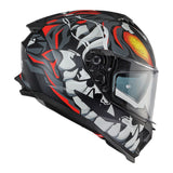 PREMIER TYPHOON MO92BM CASCO INTEGRAL DE MOTO NEGRO GRIS (Maximo Moto S.L)