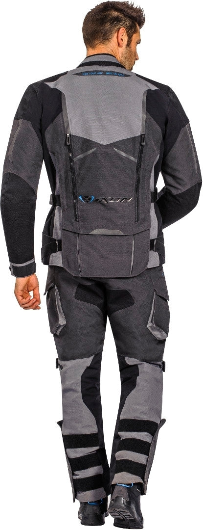 IXON RAGNAR Aventura Chaqueta Textil Moto Antracita/Gris/Azul