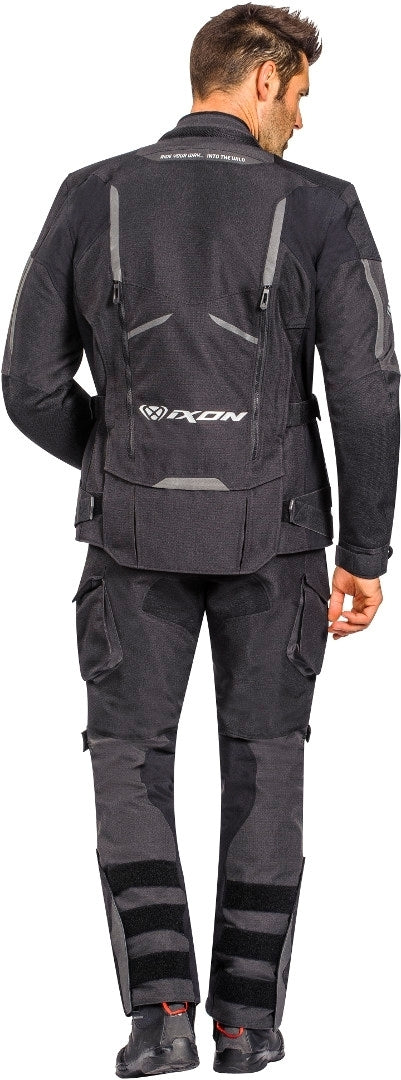 IXON RAGNAR Aventura Chaqueta Textil Moto Negro/Antracita