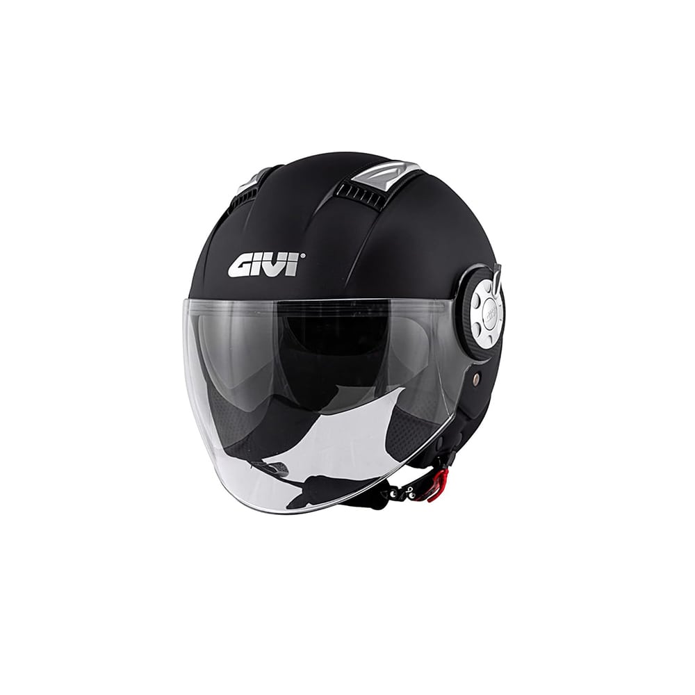 CASCO GIVI JET 11.1 CHORRO DE AIRE D NEGRO SÓLIDO