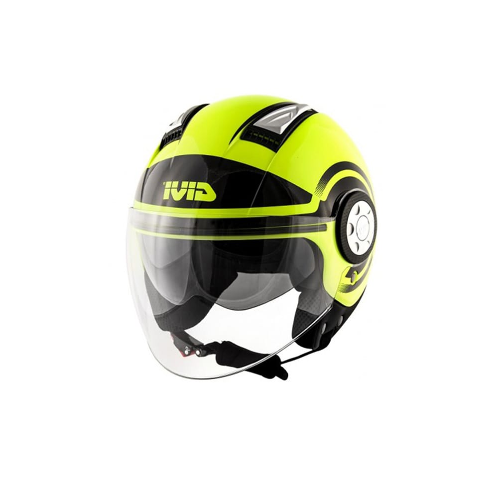 GIVI CASCO JET-R 11.1 AIR JET D REDONDO AMARILLO NEGRO