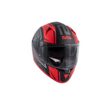 GIVI 50.6 STOCCARDA D CUCHILLAS CASCO INTEGRAL NEGRO-MT ROJO