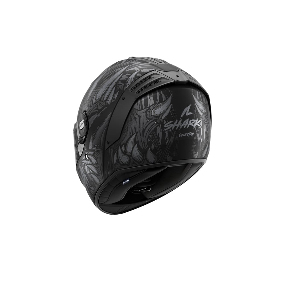 SHARK SPARTAN RS SHAYTAN NEGRO MATE ANTRACITA DEPORTIVO CASCO