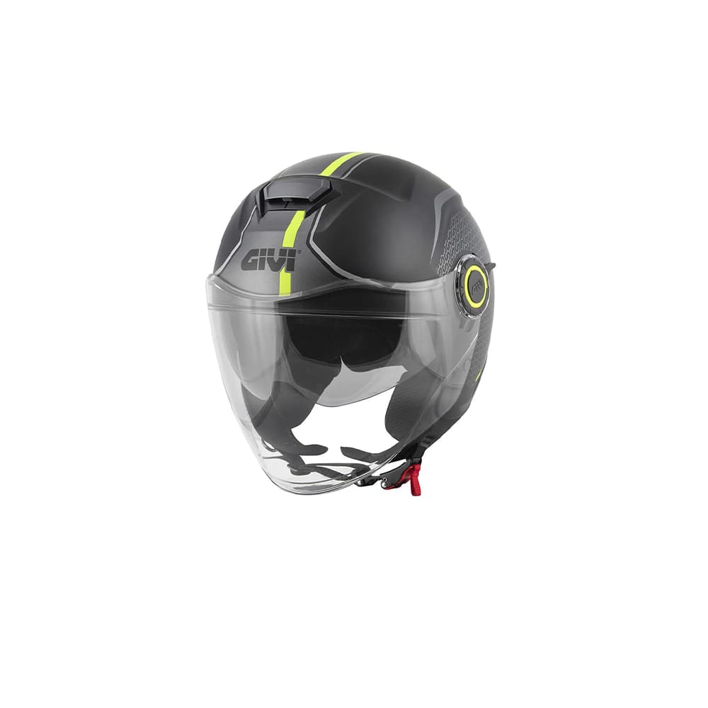 GIVI H125F THBY MOTO JET CASCOS NEGRO GIALLO