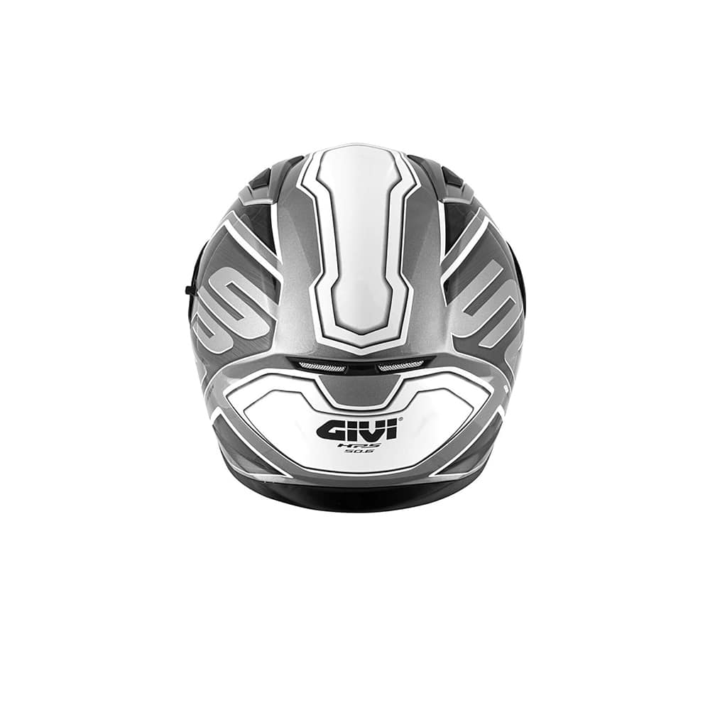 GIVI 50.6 LED DEPORTIVO CASCO INTEGRAL NEGRO PROFUNDO-MT PLATA
