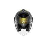 SHARK JET CARBON IKONIK Carbono Oro Cromado Casco