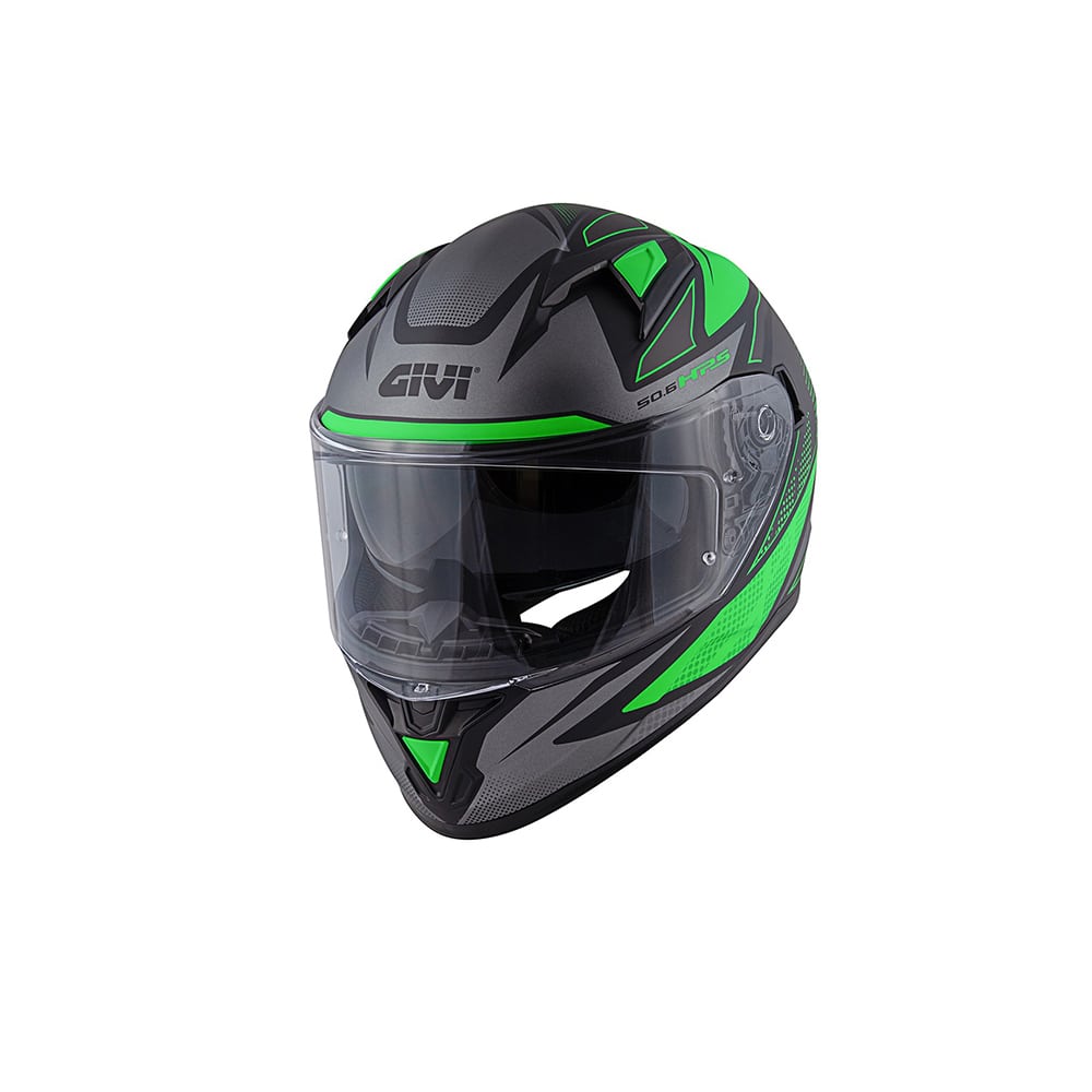 GIVI 50.6 Stuttgart CASCO COMPLETO TITANIO VERDE MT