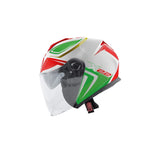 GIVI X.22 Planeta Moto Jet Urbano Turismo Casco Hiper Bandera Italia