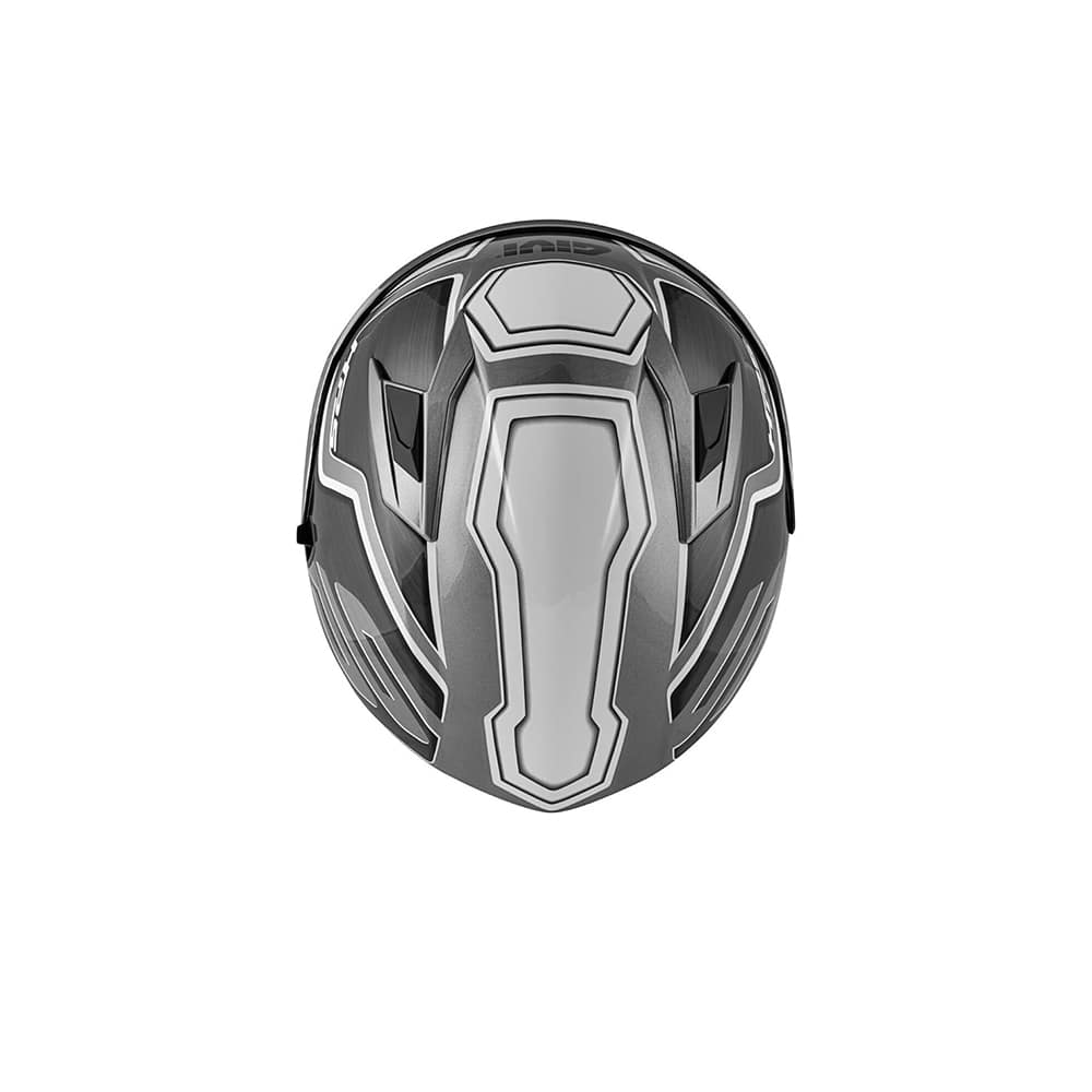 GIVI 50.6 LED DEPORTIVO CASCO INTEGRAL NEGRO PROFUNDO-MT PLATA