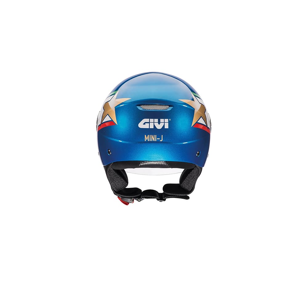 GIVI CASCO DJET 10.7 MINI JD SÓLIDA AZUL-ML