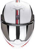 SCORPION - EXO-TECH EVO GENRE Matte White-Silver-Red