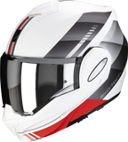 SCORPION - EXO-TECH EVO GENRE Matte White-Silver-Red