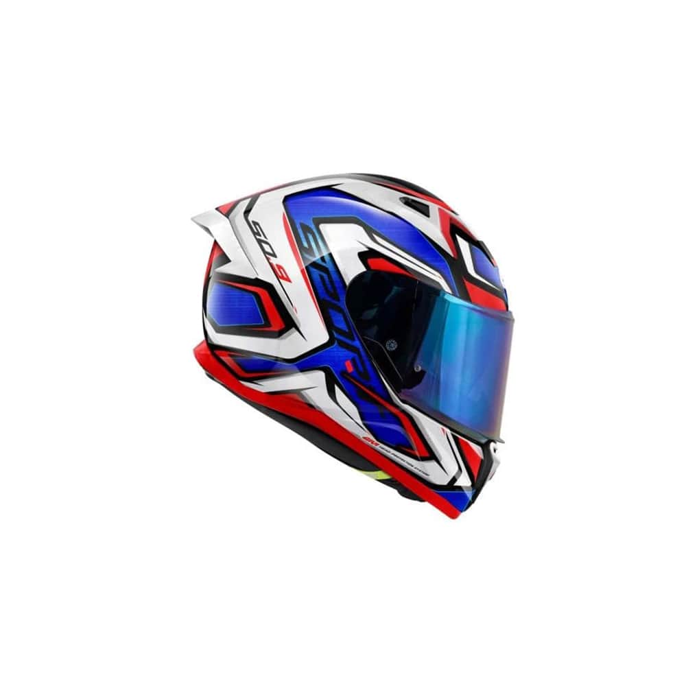 GIVI 50.9 ATOMIC MOTO INTEGRAL TURISMO CASCO BLANCO AZUL ROJO