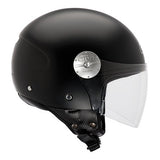 GIVI 10.7 EVO SOLID N900 CASCO SEMI-JET MOTOCICLETA NEGRO