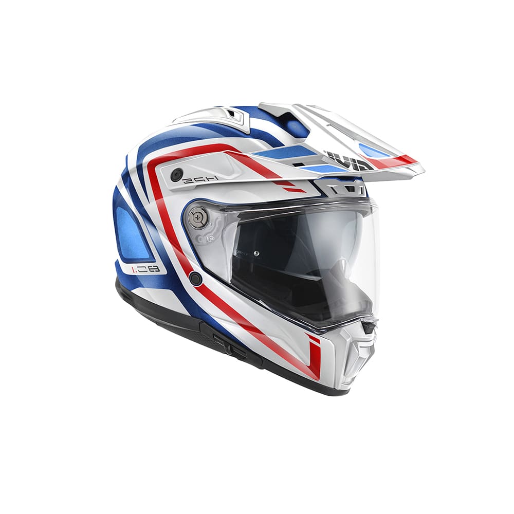 GIVI CASCOS INTEGRALE H801F APEX BLUE WHITE RED - AXLR